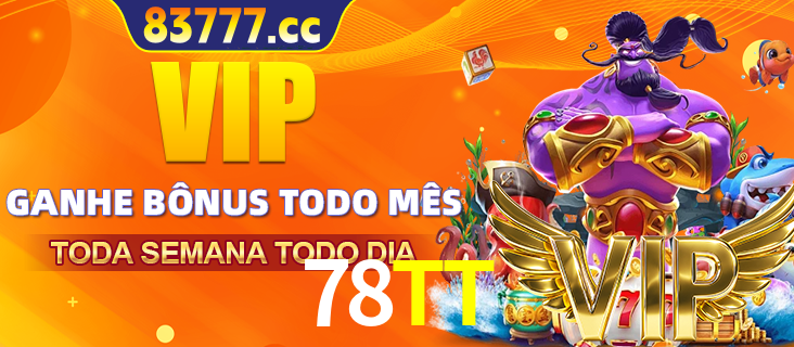 Banner promocional do 78TT oferecendo 100% de recompensas adicionais contínuas para quem fizer o login diário (Daily sign-in), com um mascote de coelho.