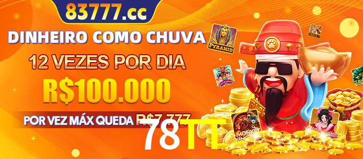 Banner do programa de recompensas Recomende para amigos do 78TT, detalhando os bônus por convidar amigos, com prêmios que chegam a R$288.888.