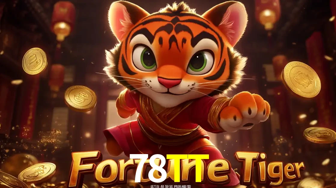 O carismático mascote do jogo de slot Fortune Tiger, um tigre fofo em pose de artes marciais, pronto para trazer sorte e multiplicadores de ganhos no cassino online 78TT.